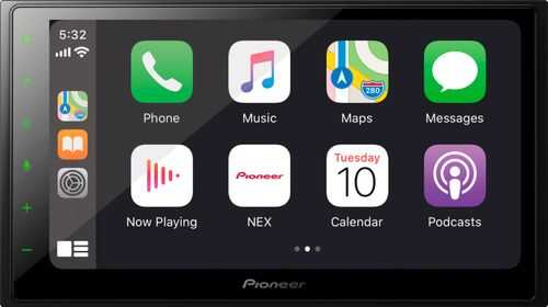 Pioneer - 6.8" Android Auto™, Apple CarPlay™,  Bluetooth®, HD Radio™,  - Multimedia Digital Media Receiver with Amazon Alexa - Black