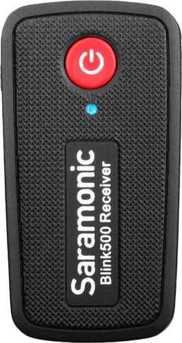 Saramonic 2.4 GHz Camera-Mountable Wireless Mic Dual-Receiver for Cameras & Mobile w/ TRS & TRRS (Blink 500 RX)