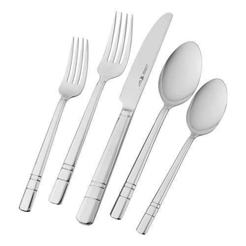 J.A. HENCKELS INTERNATIONAL - International Madison Square 65-pc 18/10 Flatware Set - Stainless Steel