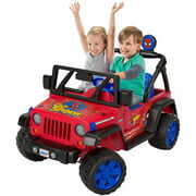 Rent to own Power Wheels Spider-Man Jeep Wrangler Battery Powered 12V Ride On Vehicle