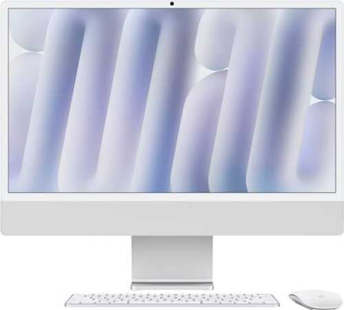 Rent to own Apple - iMac 24-inch All-in-One - M4 chip - Built for Apple Intelligence  - 24GB - 512GB SSD - (Latest Model) - Silver