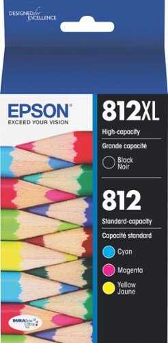 Rent to own Epson - T812XL/T812 4-Pack High-Yield Standard Capacity Ink Cartridges