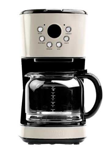 Haden - Modern 12-Cup  Coffee Maker - Putty