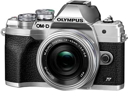 Rent to own Olympus - OM-D E-M10 Mark IV Mirrorless Digital Camera with 14-42mm Lens - Silver