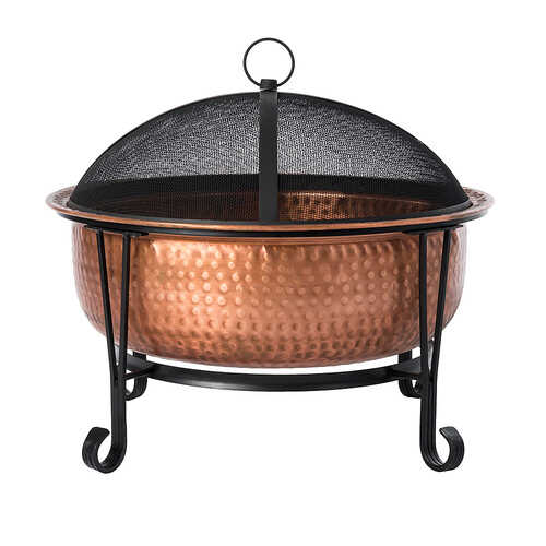 Fire Sense - Palermo Wood Burning Copper Fire Pit - Copper