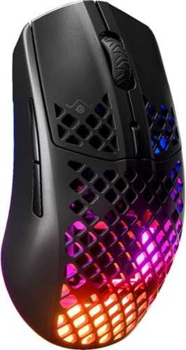 Rent to own SteelSeries - Aerox 3 Wireless Optical Gaming Mouse with Ultra-lightweight Design - Black
