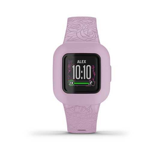 Rent to own Garmin - vivofit jr. 3 Kids Fitness Activity Tracker - Lilac Floral