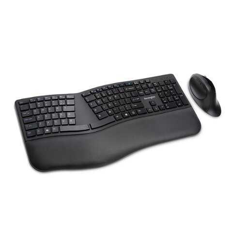 Rent to own Kensington - Pro Fit Ergo K75406US Wireless Keyboard and Mouse Bundle - Black