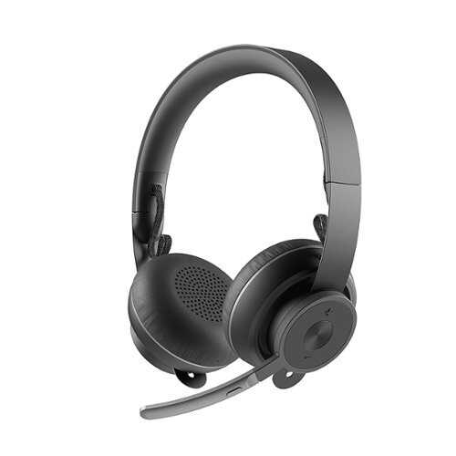 Rent to own Logitech - Zone Wireless Bluetooth Noise-Cancelling Headset for Open Office - Graphite