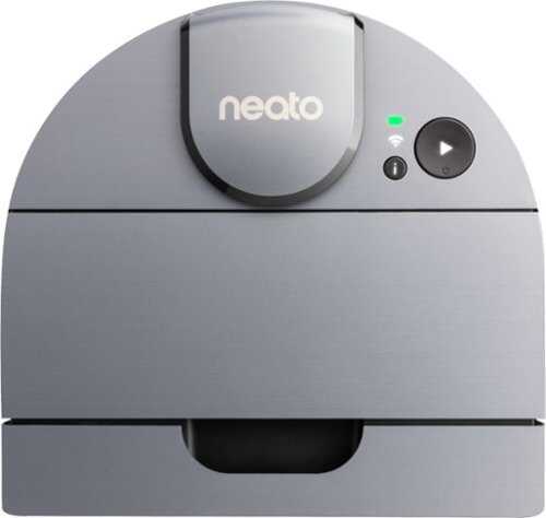 Rent to own Neato Robotics - D10 Intelligent Wi-Fi Connected Robot Vacuum - Silver