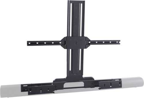 Rent to own Sanus - Sonos Arc and Sonos Arc Ultra Extendable Soundbar TV Mount - Compatible with TVs 50"-90" - Black