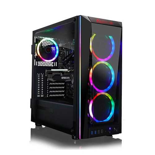 CLX - SET Gaming Desktop - AMD Ryzen 9 5950X - 32GB Memory - NVIDIA GeForce RTX 3080 - 480GB SSD + 3TB HDD - Black