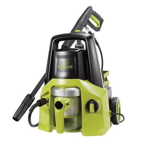 Sun Joe SPX7001E 2-in-1 Electric Pressure Washer + Vac | 2000 Max PSI | 1.95 GPM Max | Built in Wet/Dry Vacuum System - Green & Black