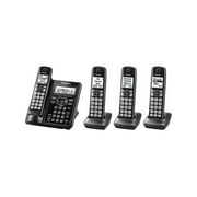 Rent to own Panasonic 4 Handset Cordless Telephone System with Dual Keypad and Integrated Answering Machine