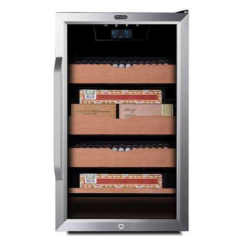 Rent to own Whynter - 4.2 cu.ft. Cigar Cabinet Cooler and Humidor with Humidity Temperature Control - Silver