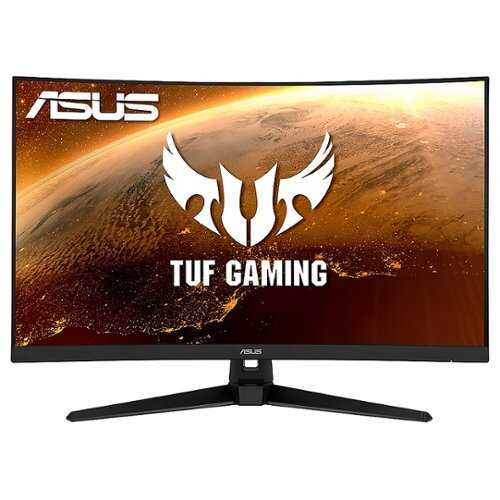 Rent To Own - ASUS - TUF Gaming 31.5" VA Curved FHD Freesync Premium Gaming Monitor (HDMI, VGA) - Black