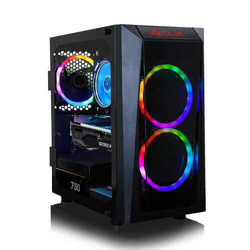 CLX - SET Gaming Desktop - AMD Ryzen 7 3700X  - 16GB Memory - GeForce RTX 3060 Ti - 240GB SSD + 2TB HDD