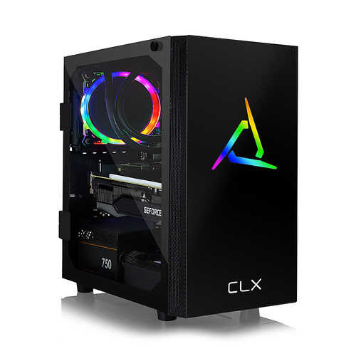 CLX - SET Gaming Desktop - AMD Ryzen 7 5800X  - 16GB Memory - GeForce RTX 3060 Ti - 480GB SSD + 2TB HDD