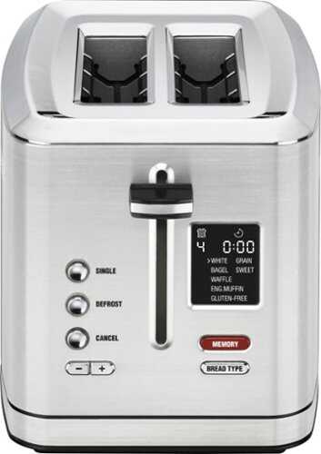 Rent to own Cuisinart - 2-Slice Digital Toaster with MemorySet Feature - Stainless Steel
