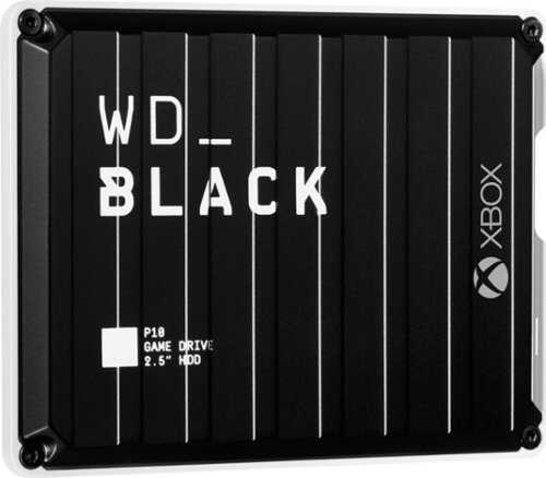 Rent to own WD - WD_BLACK P10 For Xbox 2TB External USB 3.2 Gen 1 Portable Hard Drive - Black With White Trim
