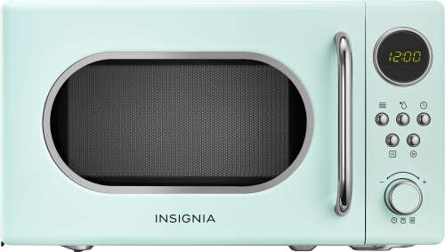 Insignia™ - 0.7 Cu. Ft. Compact Microwave - Mint Green