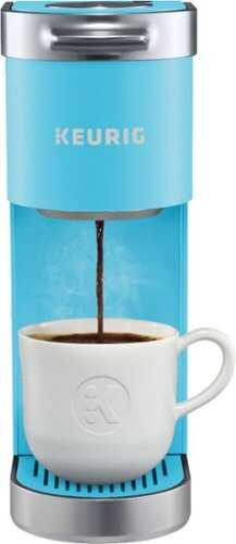 Keurig - K-Mini Plus Single Serve K-Cup Pod Coffee Maker - Cool Aqua
