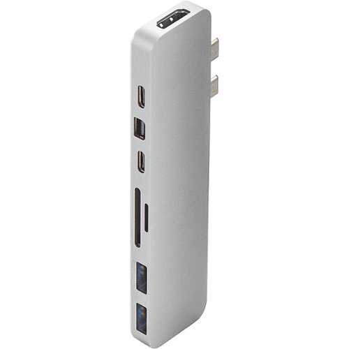 Rent to own Hyper - PRO 8-in-2 USB-C Hub for MacBook Pro - Silver