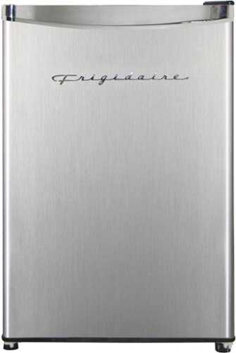 Frigidaire - Platinum Series Retro 3.2 Cu. Ft. Compact Fridge - Stainless with Chrome Trim