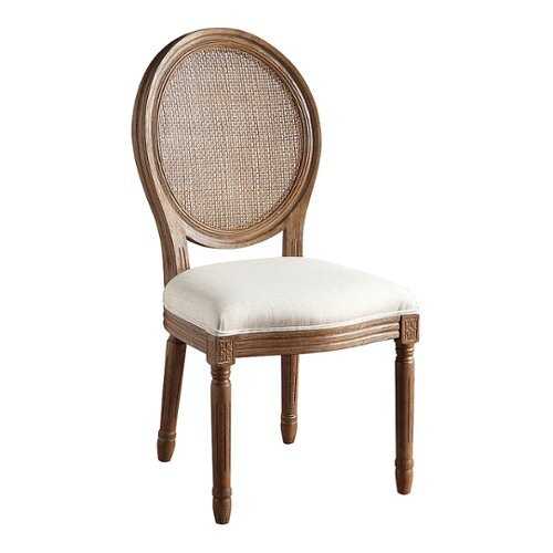 Rent to own OSP Home Furnishings - Stella Oval Back Chair - Linen