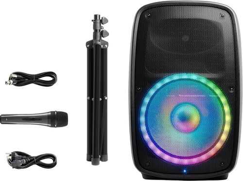 Rent to own ION Audio - Total PA Glow Max- High-Power Bluetooth Speaker System with Lights - Black