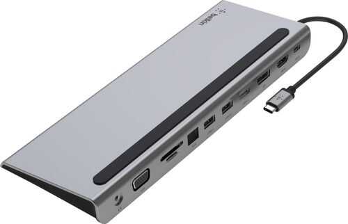Rent to own Belkin - USB-C 11-in-1 Multiport Dock - Gray
