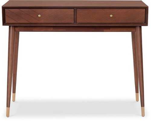 Rent to own Adore Decor - Sutton Mid-Century Modern Console Table - Walnut Brown