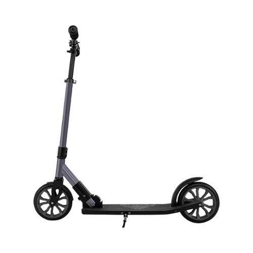 Rent to own Swagtron K8 Folding Kick Scooter with Kickstand for Kids & Teens, XL 8” Big Wheels - Grey