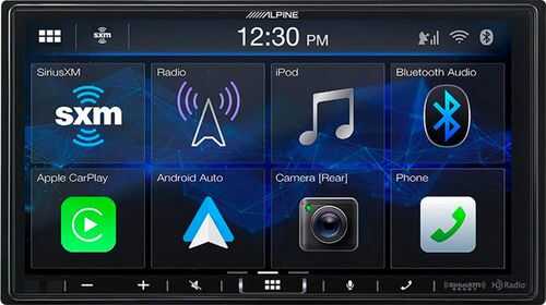 Rent to own Alpine - 7" Shallow Chassis Multimedia Receiver - Black