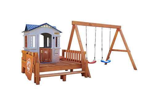 Rent to own Real Wood Adventures Chipmunk Cottage by Little Tikes