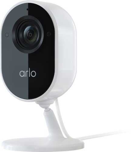 Arlo - Essential Indoor Camera - Indoor Wired 1080p Wi-Fi Security Camera - White