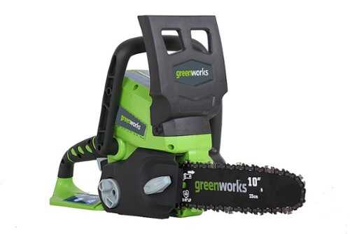 Rent to own Greenworks - 10 in. 24-Volt Cordless Chainsaw (Battery and Charger Not Included) - Black/Green