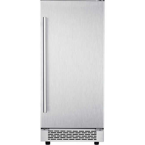 Rent to own Hanover - The Vault Series 15" 32-Lb. Freestanding Icemaker with Reverible Door and Touch Controls