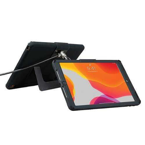 Rent to own CTA Digital - Security Case with Kickstand and Antitheft Cable for iPad 10.2 Inch 7th Generation