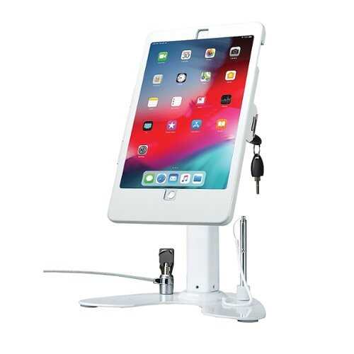 Rent to own CTA Digital - Dual Security Kiosk Stand with Locking Case and Cable for 10.2-Inch iPad