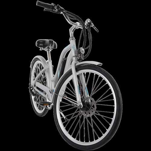 Rent to own Huffy - Transic 26-inch Mountain E-Bike w/ 25 mi max Operating Range & 20 mph max Speed - Matte Gray