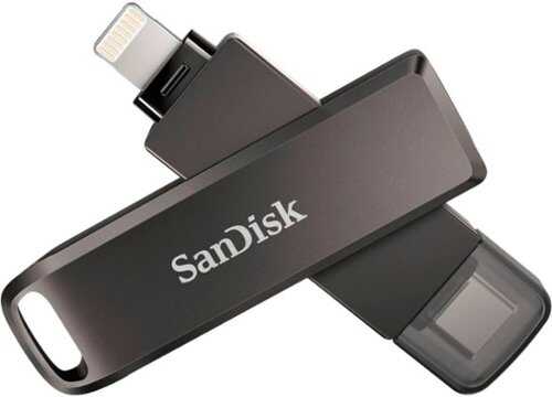 Rent to own SanDisk - 128GB iXpand Flash Drive Luxe for iPhone Lightning and Type-C Devices
