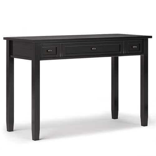 Simpli Home - Warm Shaker SOLID WOOD Transitional 48 inch Wide Writing Office Desk in - Hickory Brown