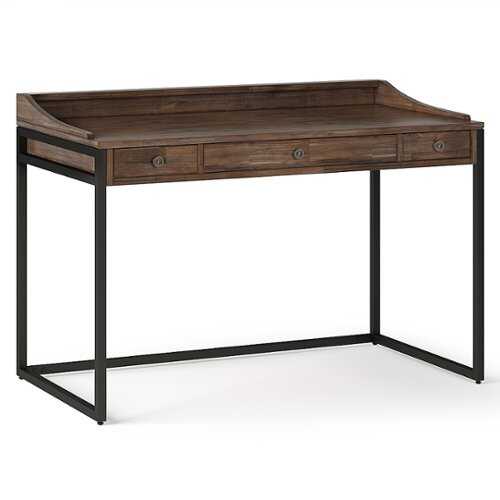 Simpli Home - Ralston Small Desk - Rustic Natural Aged Brown