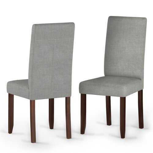 Rent to own Simpli Home - Acadian Parson Dining Chair (Set of 2) - Light Beige