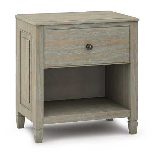Rent to own Simpli Home - Night Stand, Bedside table - Distressed Grey