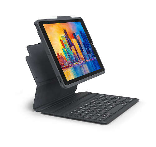 Rent to own ZAGG - Pro Keys Wireless Keyboard & Case for Apple iPad 10.2" (7th, 8th, 9th Gen) - Black