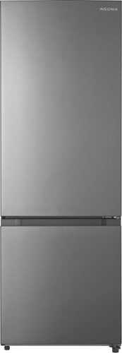 Insignia™ - 10.9 Cu. Ft. Bottom Mount Refrigerator - Stainless steel
