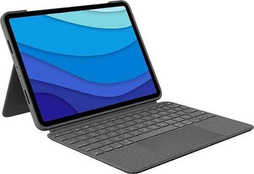 Rent to own Logitech - Combo Touch iPad Pro 11" Keyboard Case for Apple iPad (1st, 2nd, and 3rd Gen) - Oxford Gray
