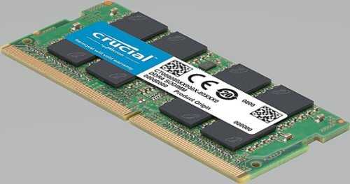 Rent to own Crucial 32GB (2PK 16GB) 3200MHz speed PC4-25600 DDR4 SODIMM Laptop Memory Kit - Green